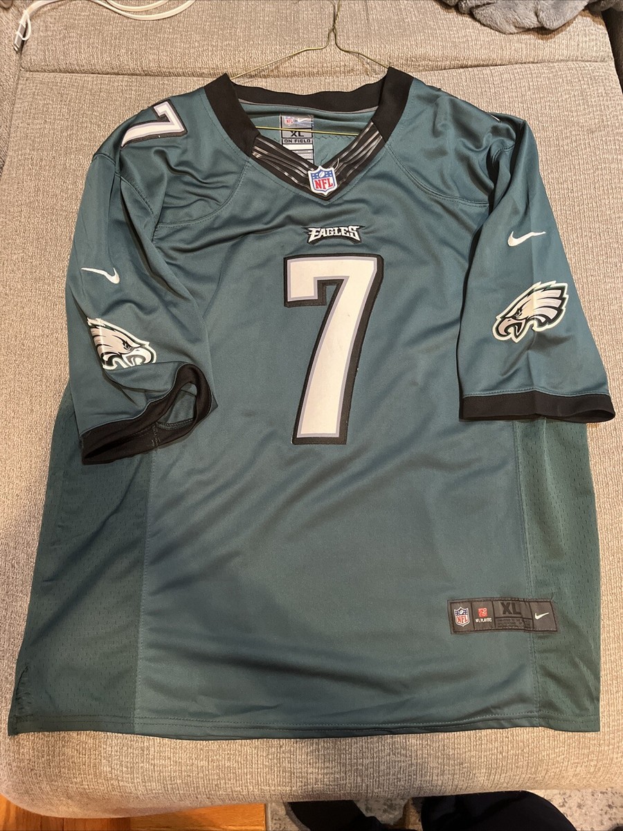 Nike Men's Medium On Field NFL Eagles Jersey #7 Sam Bradford Home