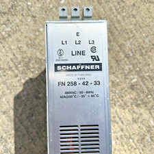 Schaffner FN 258-42-33 CNC Machine Inverter Power Line Filter Qty: 1 Unit