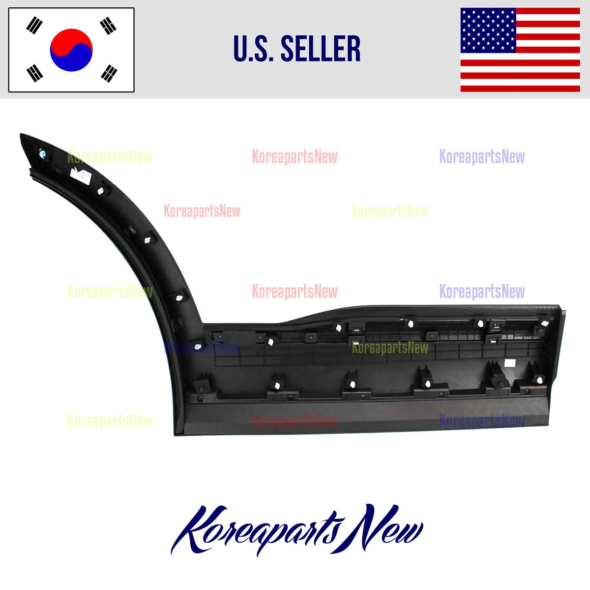 REAR Door Lower Molding Garnish Left DRIVER ⭐OEM⭐ Hyundai Santa 