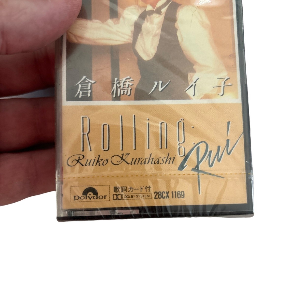 Vintage Ruiko Kurahashi ROLLING RUI Cassette Polydor Records 28CX