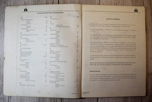 IHC 323 353 423 Werkstatthandbuch Fahrgestell
