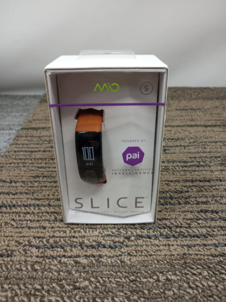 Mio Slice Frecuencia Cardíaca + Rastreador de Actividad + Tamaño de Sueño Pequeño Sienna Caja Abierta Foto 2 de 4