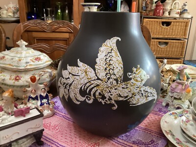 IKEA HELLA JONGERIUS 12289 VASE PS Jonsberg Collection Black