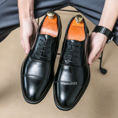 Men Dress Formal Shoes Business Casual Leather Shoes Men's Shoe