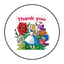 30 THANK YOU ENVELOPE SEALS LABELS STICKERS PARTY FAVOR 1.5"