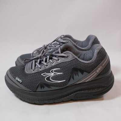 GDEFY Gravity Defyer Mighty Black Gray Women's Size 7