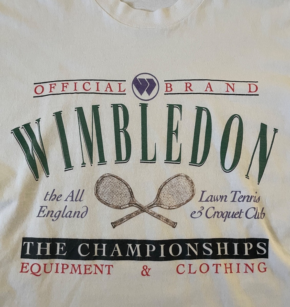 1980 1990's VINTAGE Retro Original Official Wimbledon Tennis