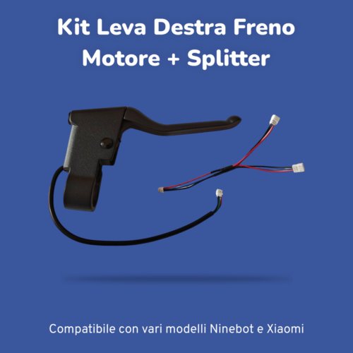 Kit Leva Destra Freno Motore + Splitter per Monopattini Ninebot e Xiaomi - Zdjęcie 1 z 9