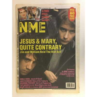 NEW MUSICAL EXPRESS NME MAGAZINE 30 SEPTEMBER 1989 THE RIOT ACT   LS