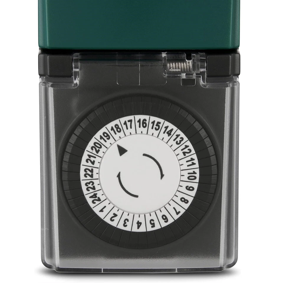 REV Mechanische Mini Zeitschaltuhr IP44 Aussen TÜV/GS-Zeichen Timer Outdoor - Bild 3 von 4