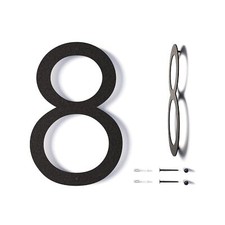12 Inch Modern Floating House Numbers For Outside  Large Metal House Numbers Fo