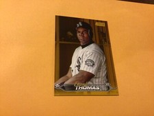 2024 Topps Stadium Club  Frank Thomas Gold Foil Parallel SP #82  + Base