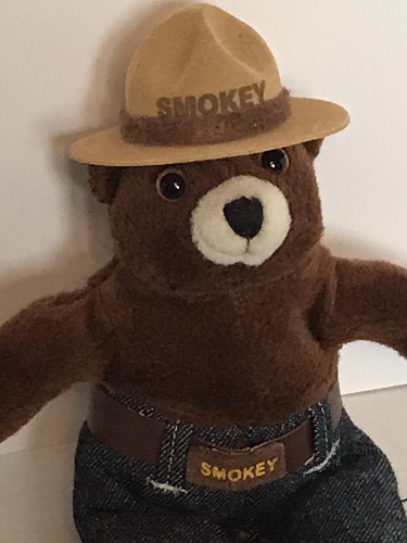 Smokey The Bear 7 Inch Stuffed Animal Kids Perferred Inc Vintage 1999 - Picture 5 of 9