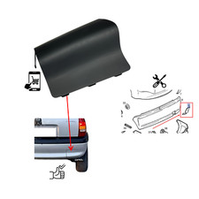 Vauxhall Opel Corsa B Rear Bumper Towing Eye Cover 1405468