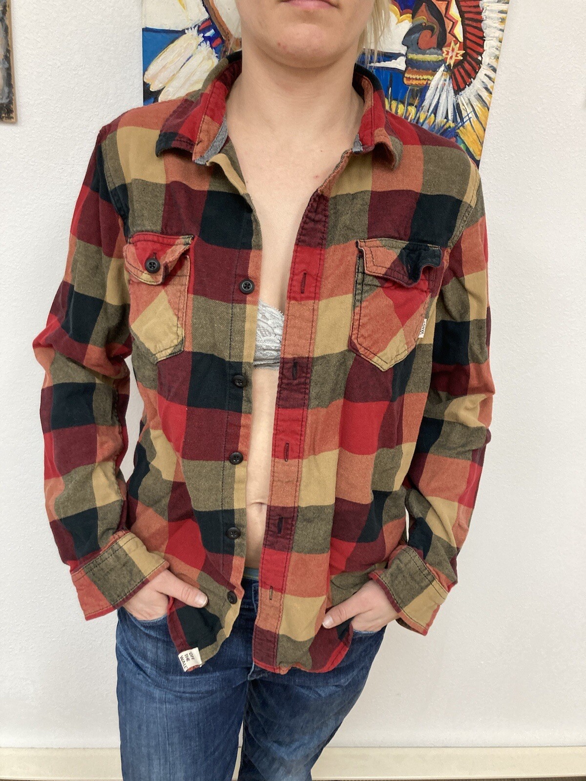 vans womens flannel