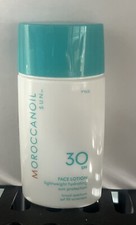 Morrocanoil Sun Face Lotion SPF 30 Lightweight Hydrating 1.7oz 50ml New No Box