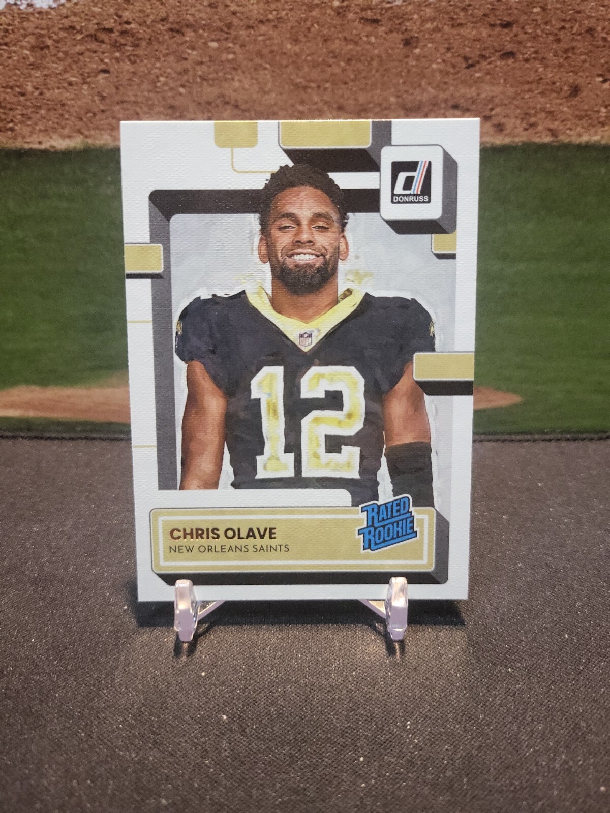 2022 Panini Donruss Chris Olave Canvas Rated Rookie Card Saints #309