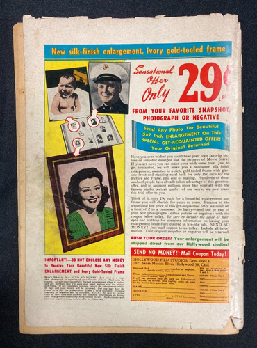 1952 January Issue #30 St. Johns 10 Cent Comic Book Mighty Mouse CF 1823C - Picture 3 of 3