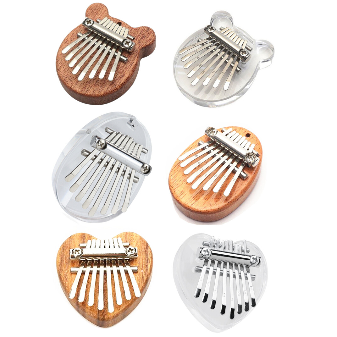 Portable 8-Key Kalimba Thumb Piano Finger Percussion Musical Mbira Likembe B