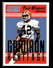 2015 Score Paul Warfield #6 Gridiron Heritage