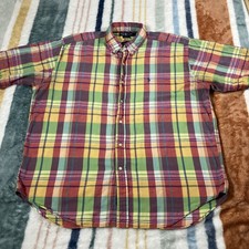Vtg Ralph Lauren Blake Shirt Mens XL OCBD Oxford Polo Pony Office Work Light 973