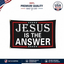 Durable Outdoor Jesus American Flag - Christian Faith Symbol for Every Occasion