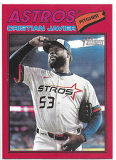 2026 TOPPS HERITAGE RED BORDER #330 CRISTIAN JAVIER - HOUSTON ASTROS