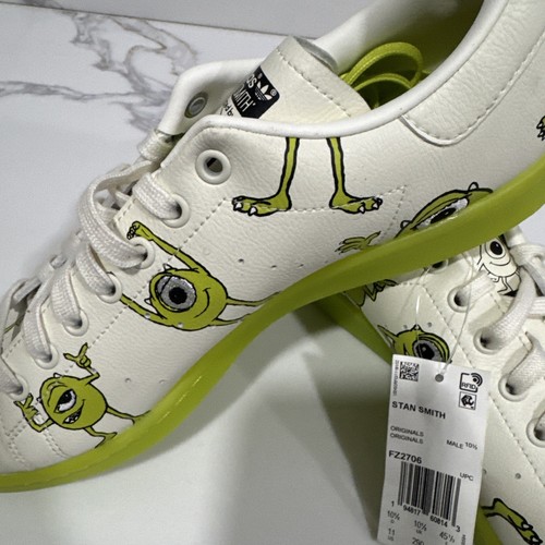 Adidas Stan Smith Monsters Inc Mike Wazowski Shoes Sneaker Men's 11 New - Picture 5 of 8