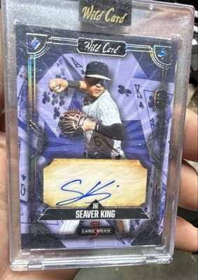 2024 Wild Card Metallix Baseball - Autographs Seaver King  Rainbow Foil 2/2