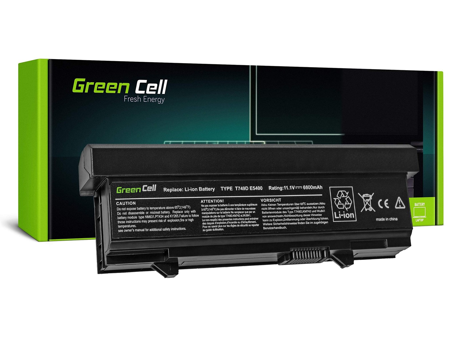 GREEN CELL BATERÍA PARA DELL LATITUDE E5400 E5410 E5500 E5510 / 11,1V (X2d)