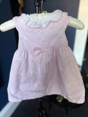 Fruit de ma Passion Baby Kleid mit weißem Kragen & Schleife - Größe 24M