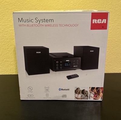 RCA RS2929B CD Music System Bluetooth FM Radio USB Remote New Open Box