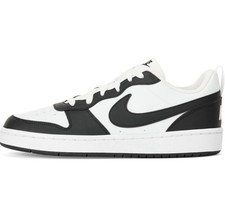 Nike Court Borough Low Recraft Big Kids' Shoes White/Black Size 5y No Lid