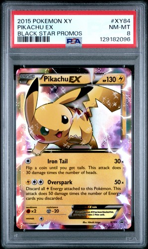 Pikachu-EX graded PSA 8 for sale on eBay