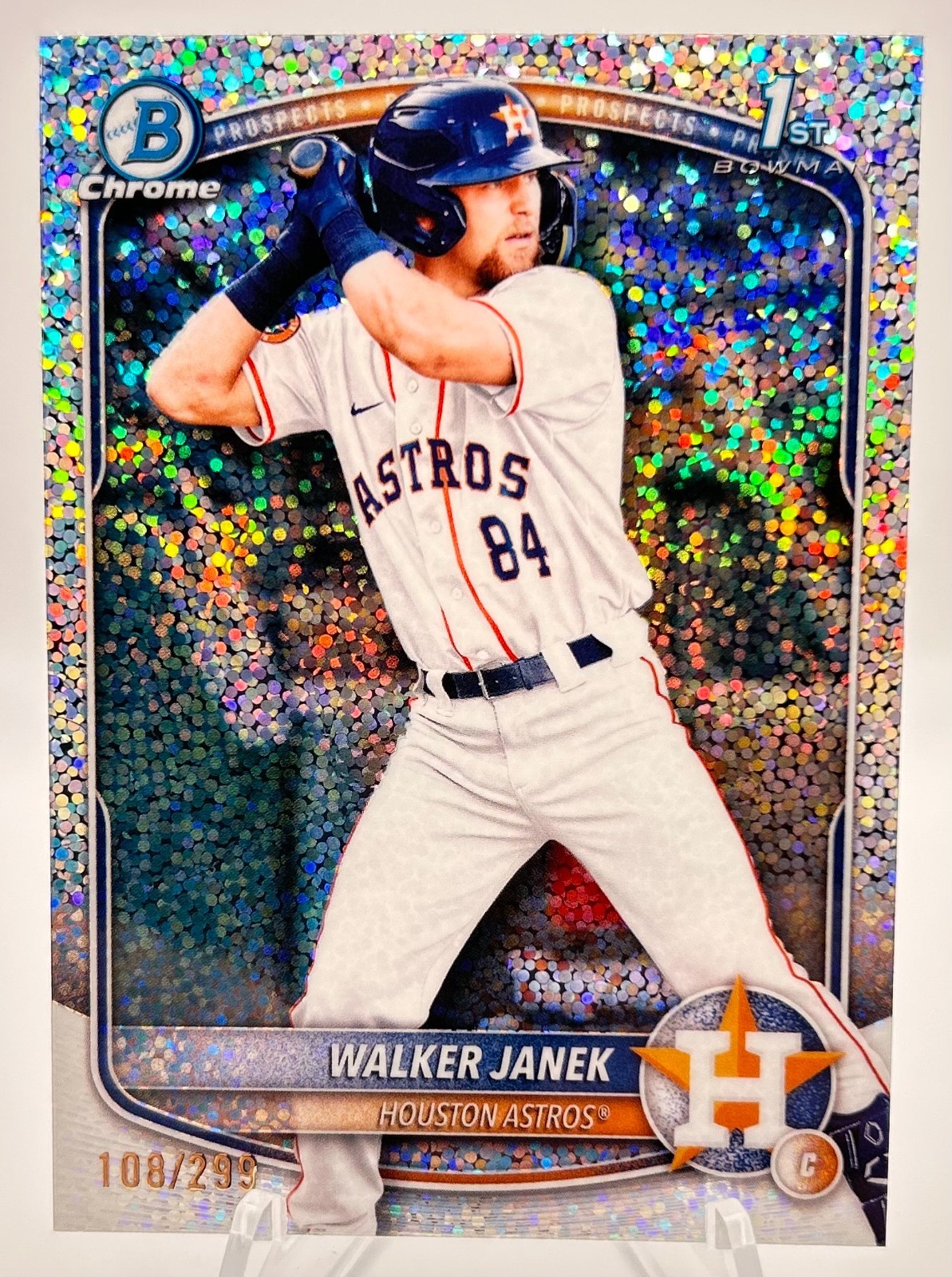 2025 Bowman - Chrome Prospects Walker Janek #BCP-15 Speckle Refractor /299 (RC)