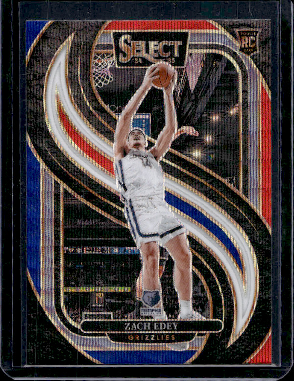 2024-25 Panini Select - Premier Level Zach Edey #192 Tri Color  (RC)