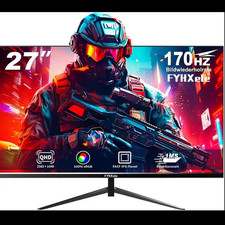 27 Inch Monitor 170Hz 2K Gaming Display 1Ms Adm-Freesync 8 Bits 99 Srgb IPS Desk