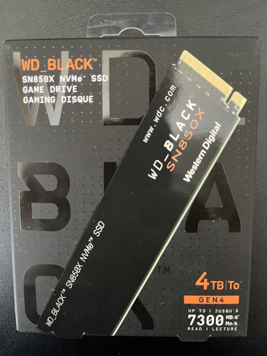 WD_BLACK 4TB SN850X NVMe 内蔵型ゲーミングSSD WD 4TB WD_BLACK SN850X Gaming Internal NVMe WDBB9H0040BNC-WRSN