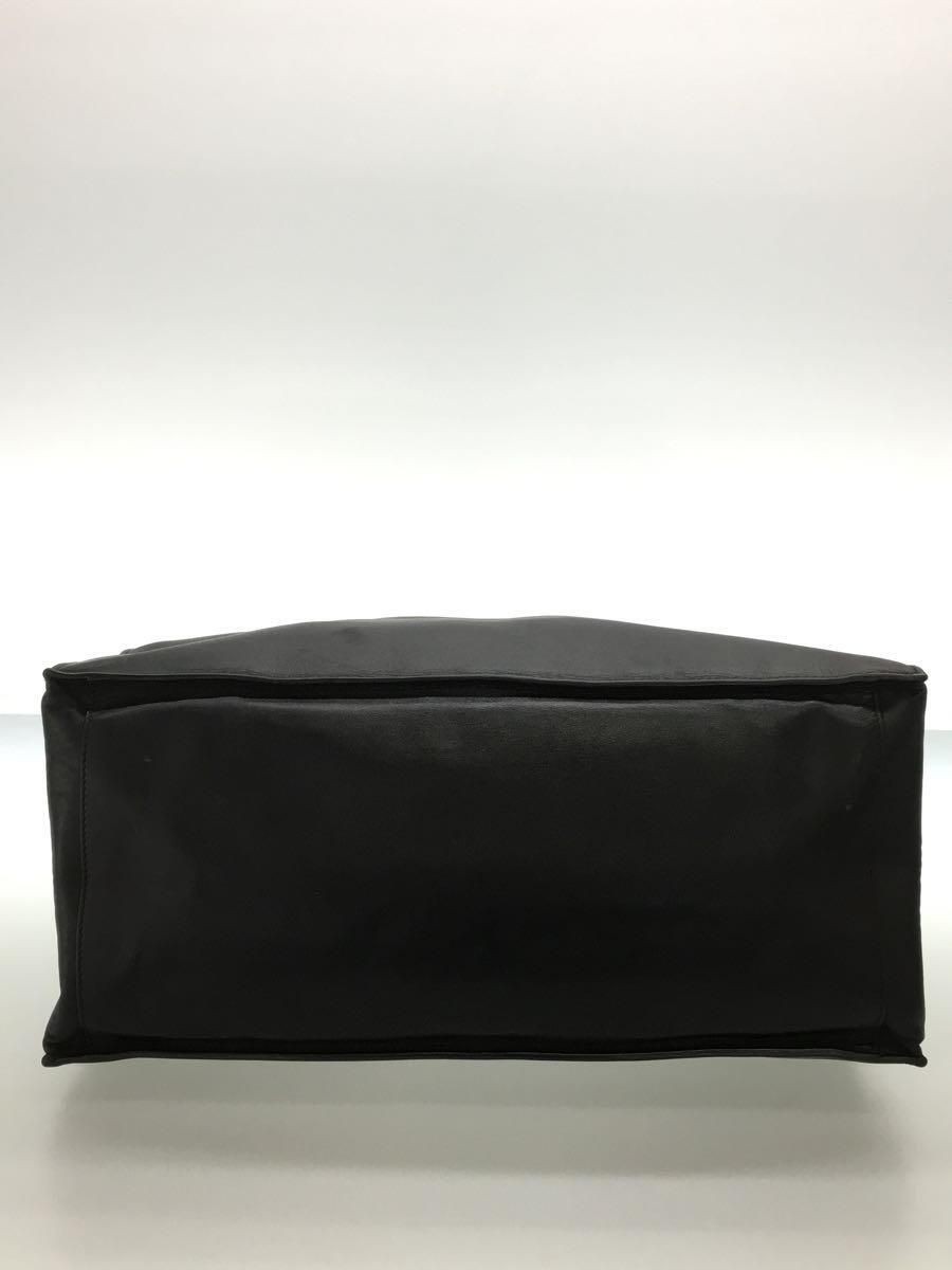 SAINT LAURENT TOTE BAG NORTH SOUTH RIVE GAUCHE PELLE NERA 663970 FILO usata