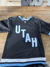 2024 Mens Utah Hockey Black Jersey Inaugural  Fanatics Premium New US46 