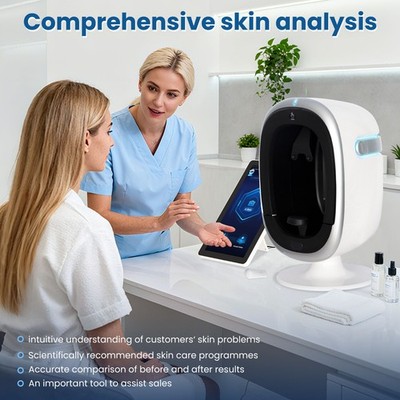 AISIA O1 3D AI Facial Skin Analyzer Detection Skin Problem Diagnosis 8 Spectrum