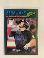 2026 Topps Heritage #341 Alejandro Kirk Green Border Toronto Blue Jays SP