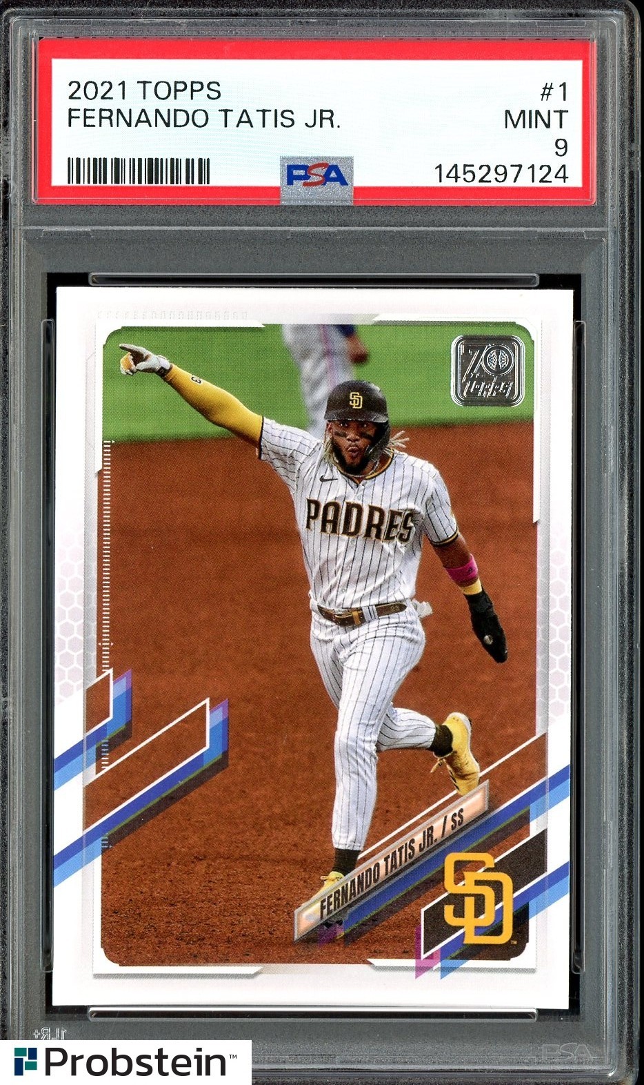 2021 Topps #1 Fernando Tatis Jr San Diego Padres PSA 9 MINT