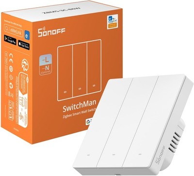 SONOFF Zigbee Smart Light Switch App Steuerung Sprachsteuerung 3-fach ZBM5 86W
