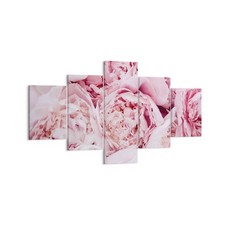 Quadro su Tela 125x70cm Bouquet fiori rosa Stampe Immagini Quadri Moderni Murale