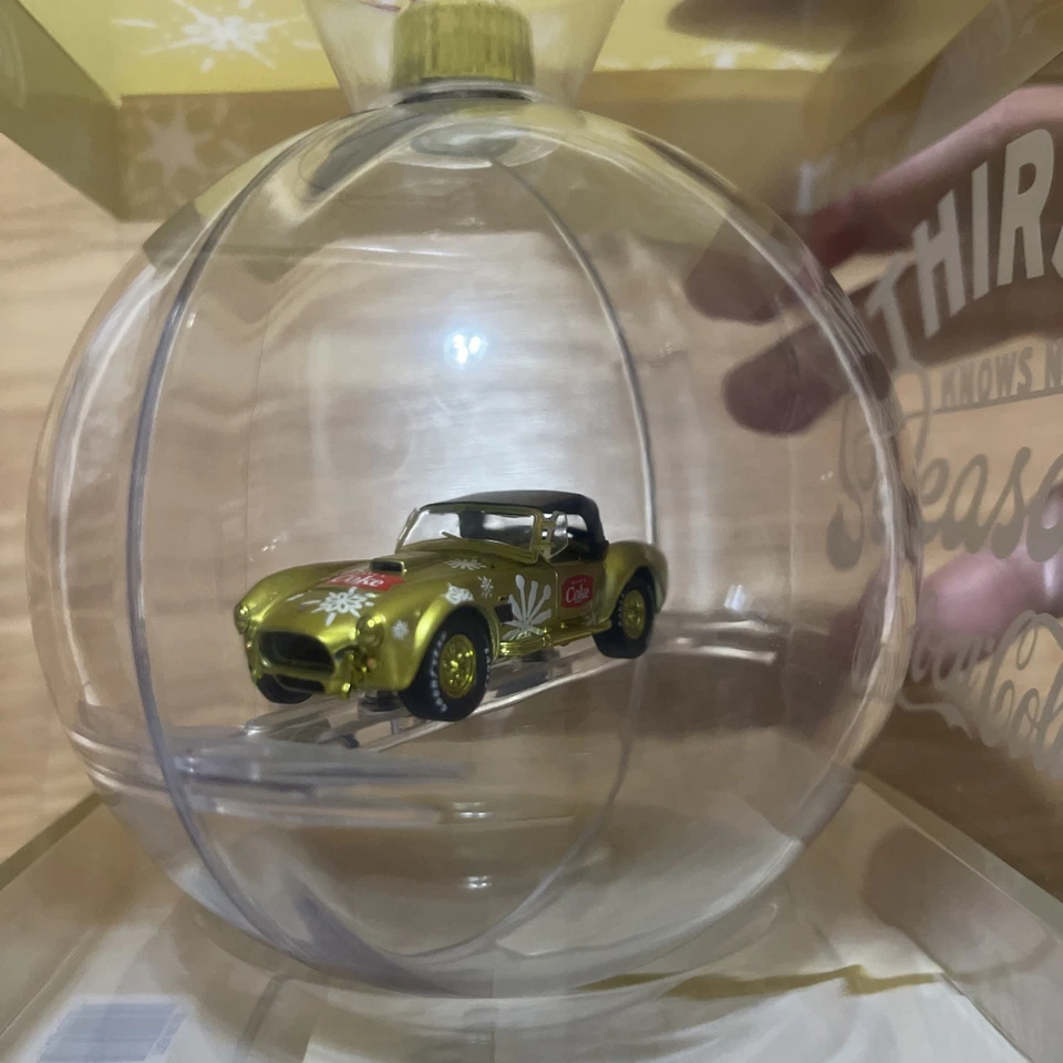 2025 M2 Machines Christmas Ornament Chase 1/750 Coca-Cola 1965 Ford Shelby Cobra - Image 4 of 4
