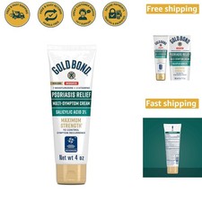 Hydrating Psoriasis Relief Cream 4 oz - Unscented and Fragrance-Free Formula