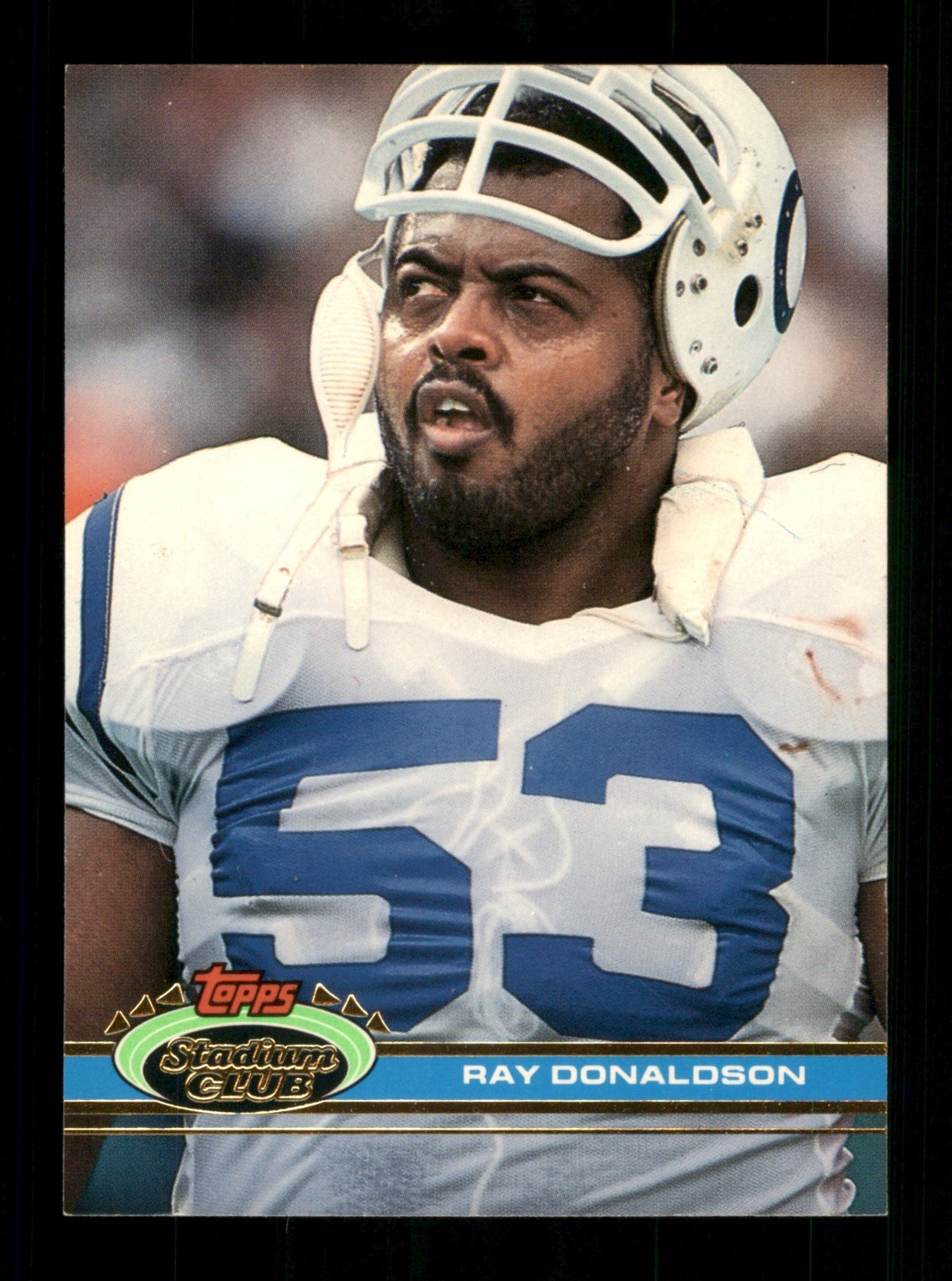 Ray Donaldson #53 Indianapolis Colts NFL Topps Stadium Club Trading Card