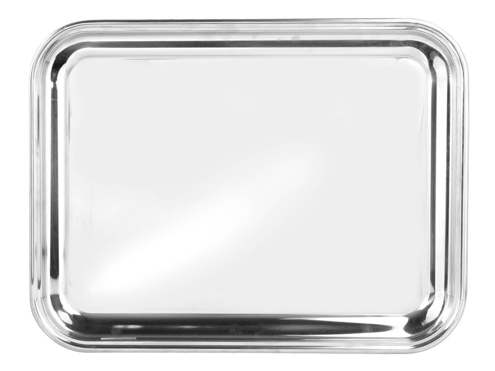Rectangular Tray Bar Inox 45X35 Gray Pinti Inox