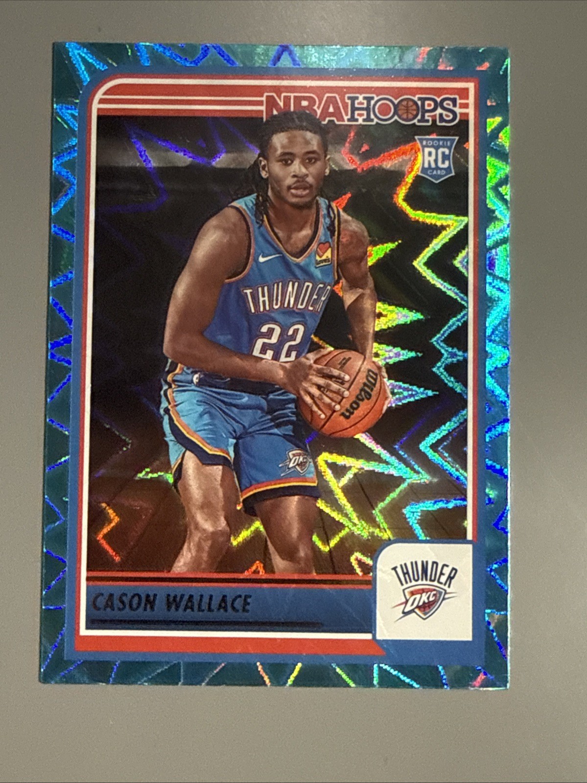 2023-24 Panini NBA Hoops - Rookies Cason Wallace #252 Teal Explosion (RC)